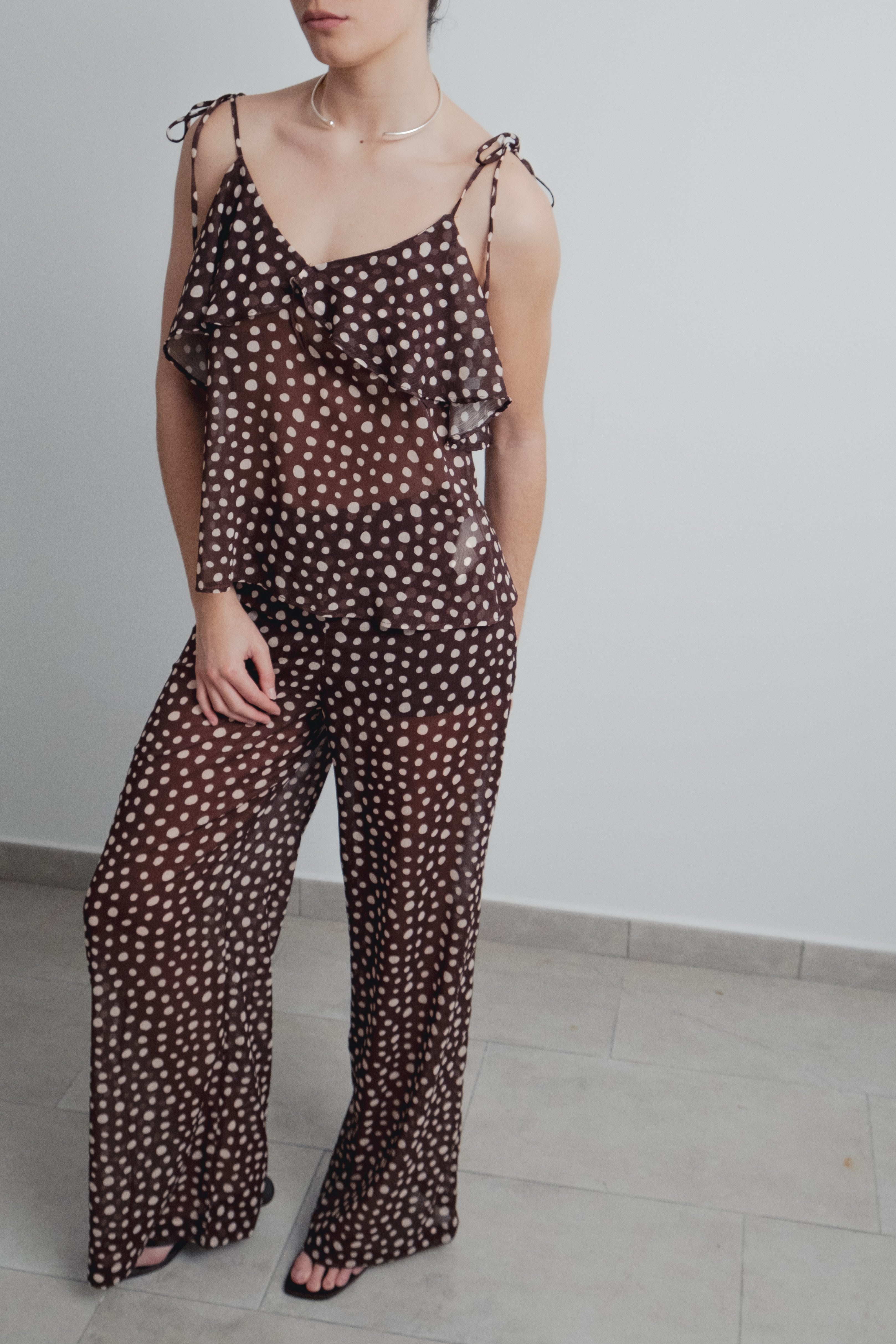 TOP CELESTE VOLANTE