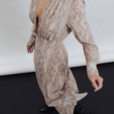 VESTIDO AMELIE GASA ESTAMPADO ANIMAL