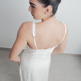 VESTIDO MIDI PERFORADO