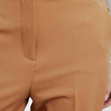 CALÇA DE CORTE RETO CASTANHA