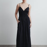 VESTIDO MIDI BORDADO