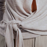 CAMISOLA FLUIDA COM LAÇADA LATERAL