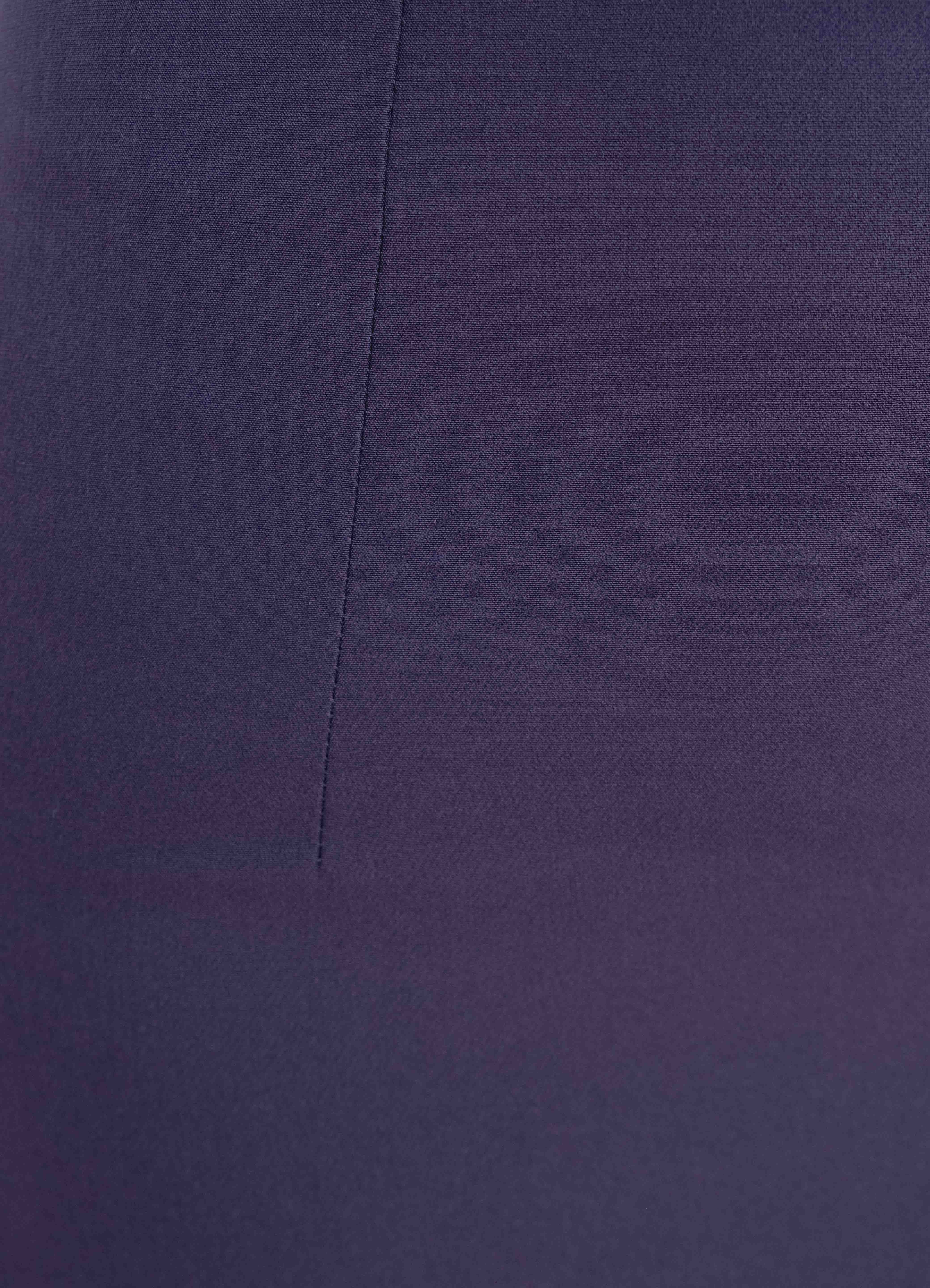 SAIA MIDI AZUL-ESCURO COM FENDA ATRÁS