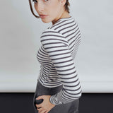CAMISOLA LISTADA MANGA COMPRIDA