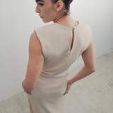 VESTIDO DUNA MIDI APLIQUE