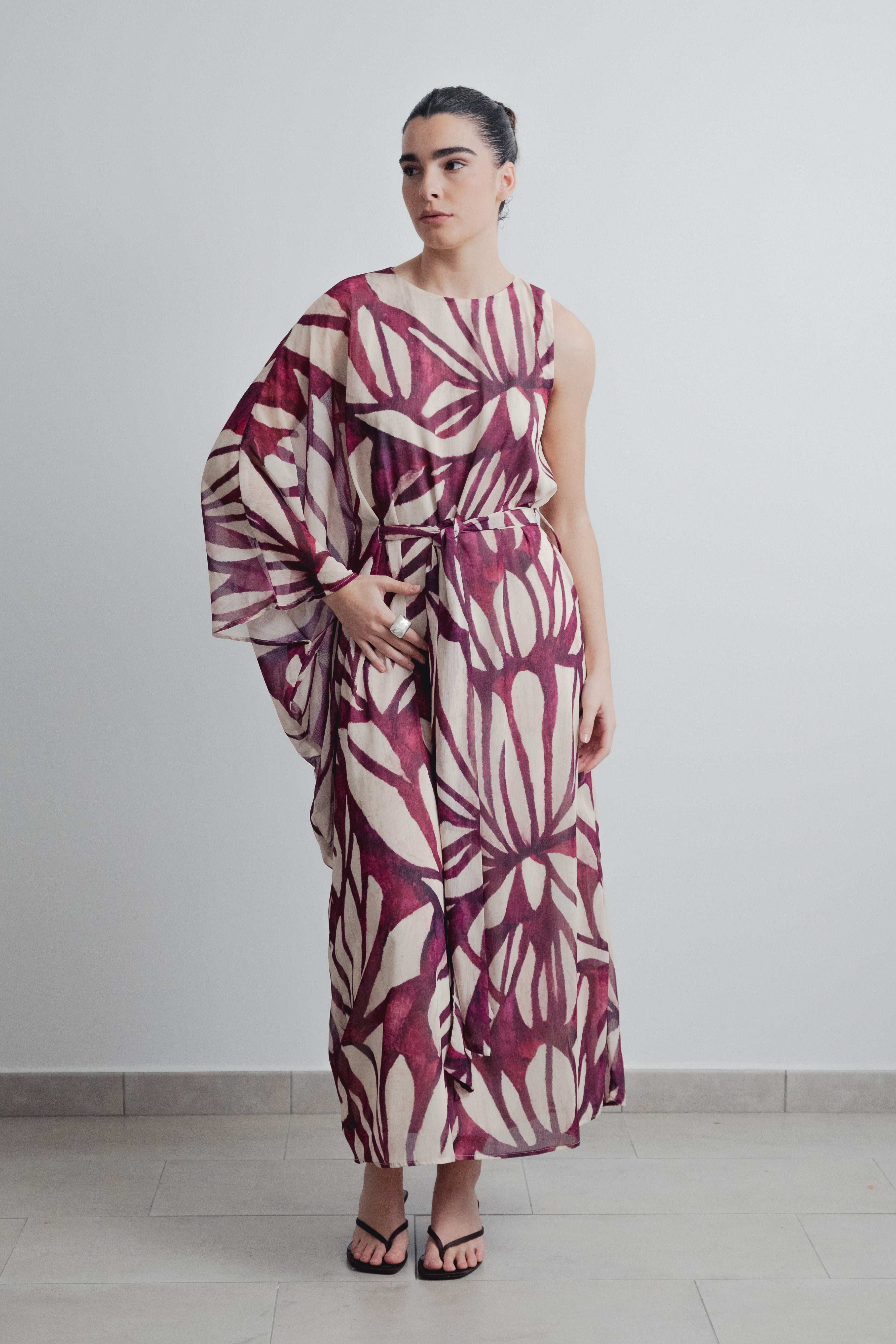 VESTIDO VERA ASIMETRICO
