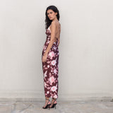 VESTIDO HELENA ACETINADO ESTAMPADO
