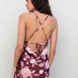 VESTIDO HELENA ACETINADO ESTAMPADO