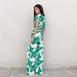 BLUSA FRUNCE ESTAMPADA