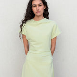 VESTIDO MIDI FRUNCES