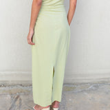 VESTIDO MIDI FRUNCES