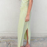 VESTIDO MIDI FRUNCES