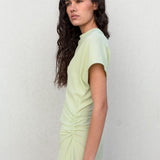 VESTIDO MIDI FRUNCES