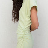 VESTIDO MIDI FRUNCES