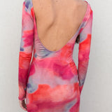 VESTIDO ELISA LONGO ESTAMPADO
