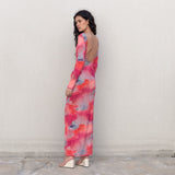 VESTIDO ELISA LONGO ESTAMPADO